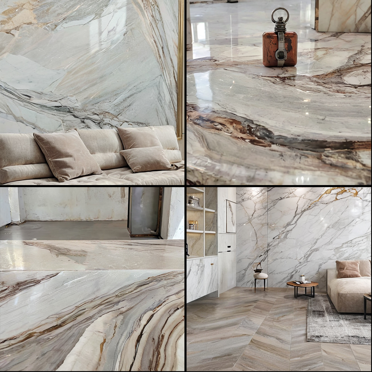 Royal White Golden Sand Marble Slab For House Decoration Wall Panel Floor Tiles Kitchen Island Countertop Marble Furniture