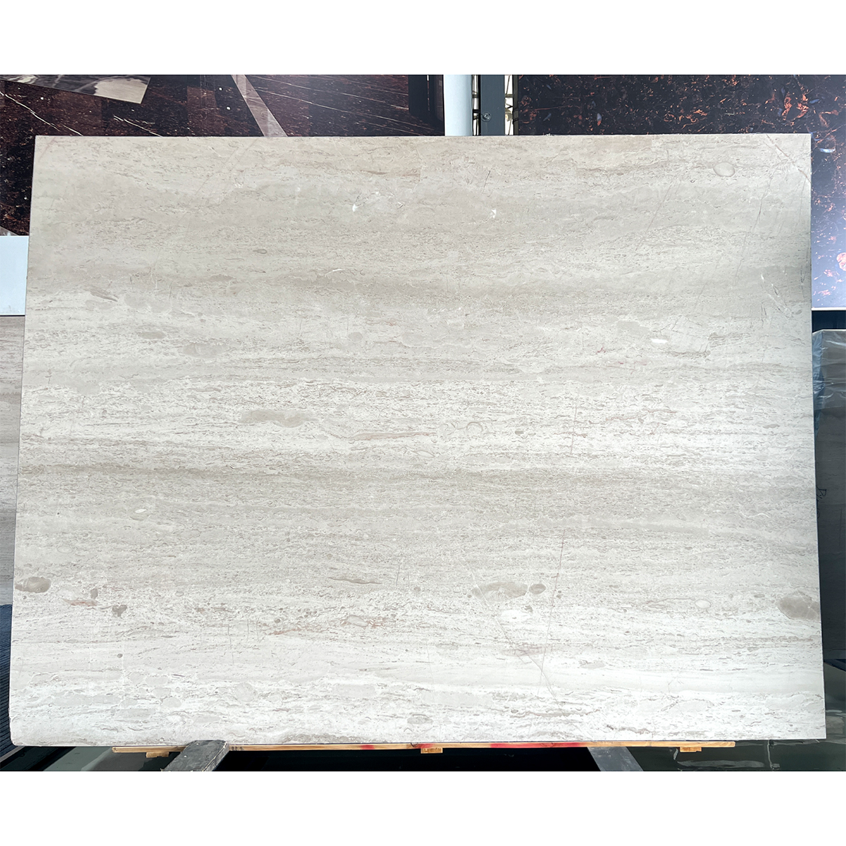 Luxury White Sand Marble Slab For Livingroom Wall Panel Floor Tiles Side Table Dining Table House Marble Floor Tiles Projects