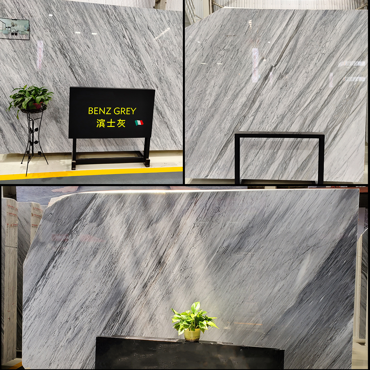 Natural Binns Grey Marble Slab For Livingroom Wall Panel Marble Furniture Floor Tiles Bathroom Vanity