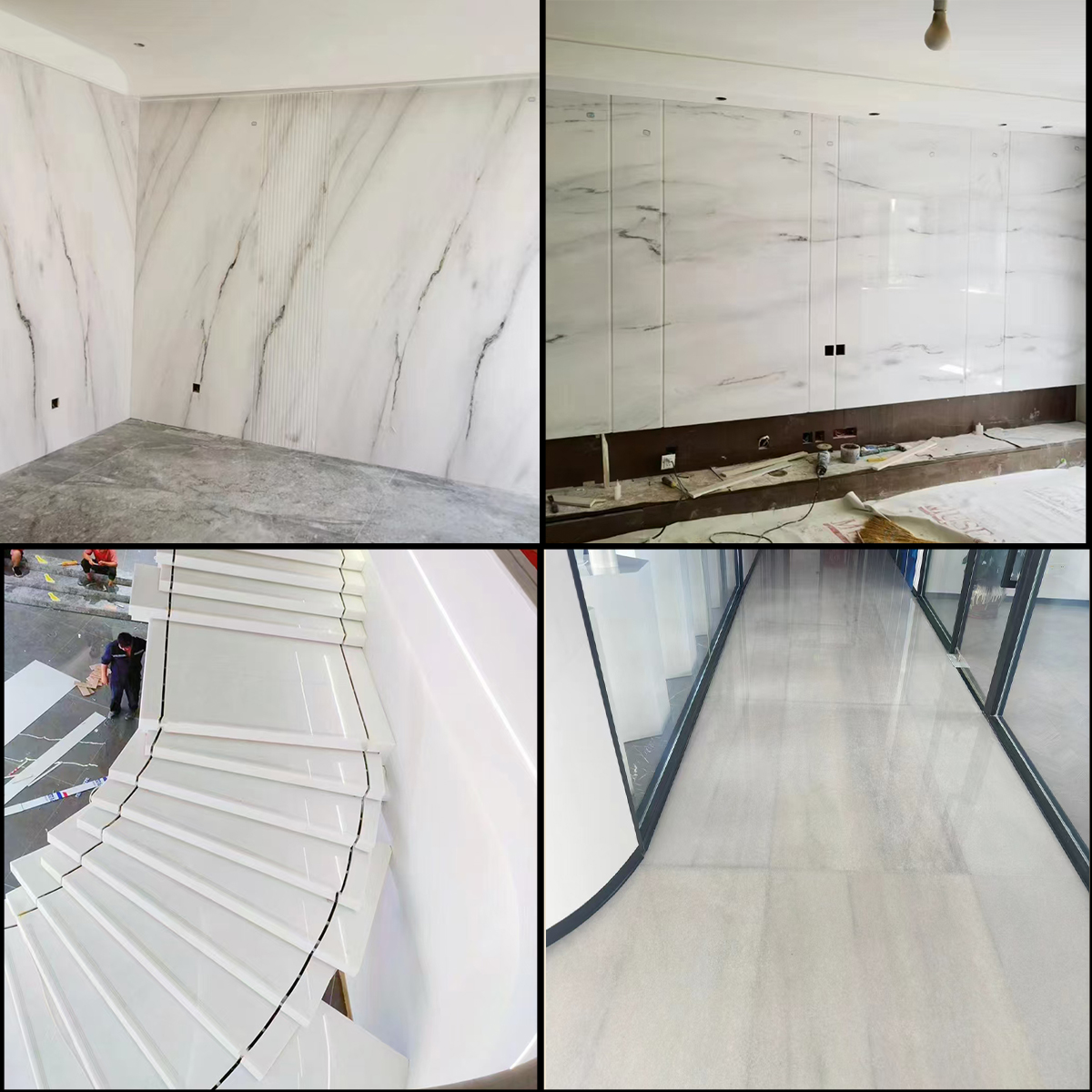 Royal Colombia White Marble For House Exterior Wall Panel Floor Tiles Villa Decoration Projects Staircase