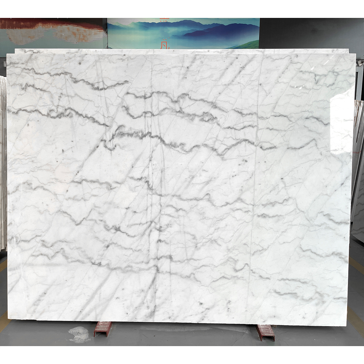 Wholesale Guangxi White Marble Slab For House Decoration Wall Panel Kitchen Island Countertop Bathroom Floor Tiles