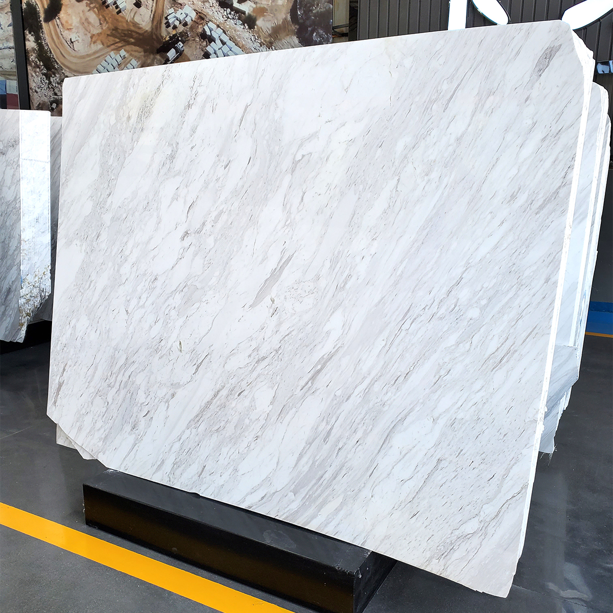 Luxury Jazz White Marble Slab For Villa Staircase Bathtubs Bathroom Vanity Floor Tiles Marble Kitchen Island Livingroom Background Wall Decor