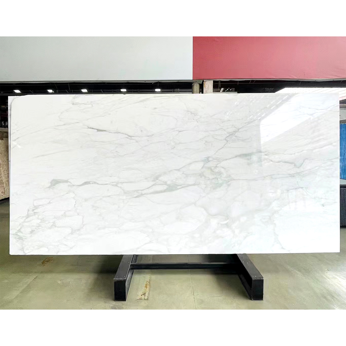 Luxury Calactta White Marble Slab For Interior Wall Panel Bathroom Vanity Sink Kitchen Island Countertop Floor Tiles Marble Cabinetry Veneer