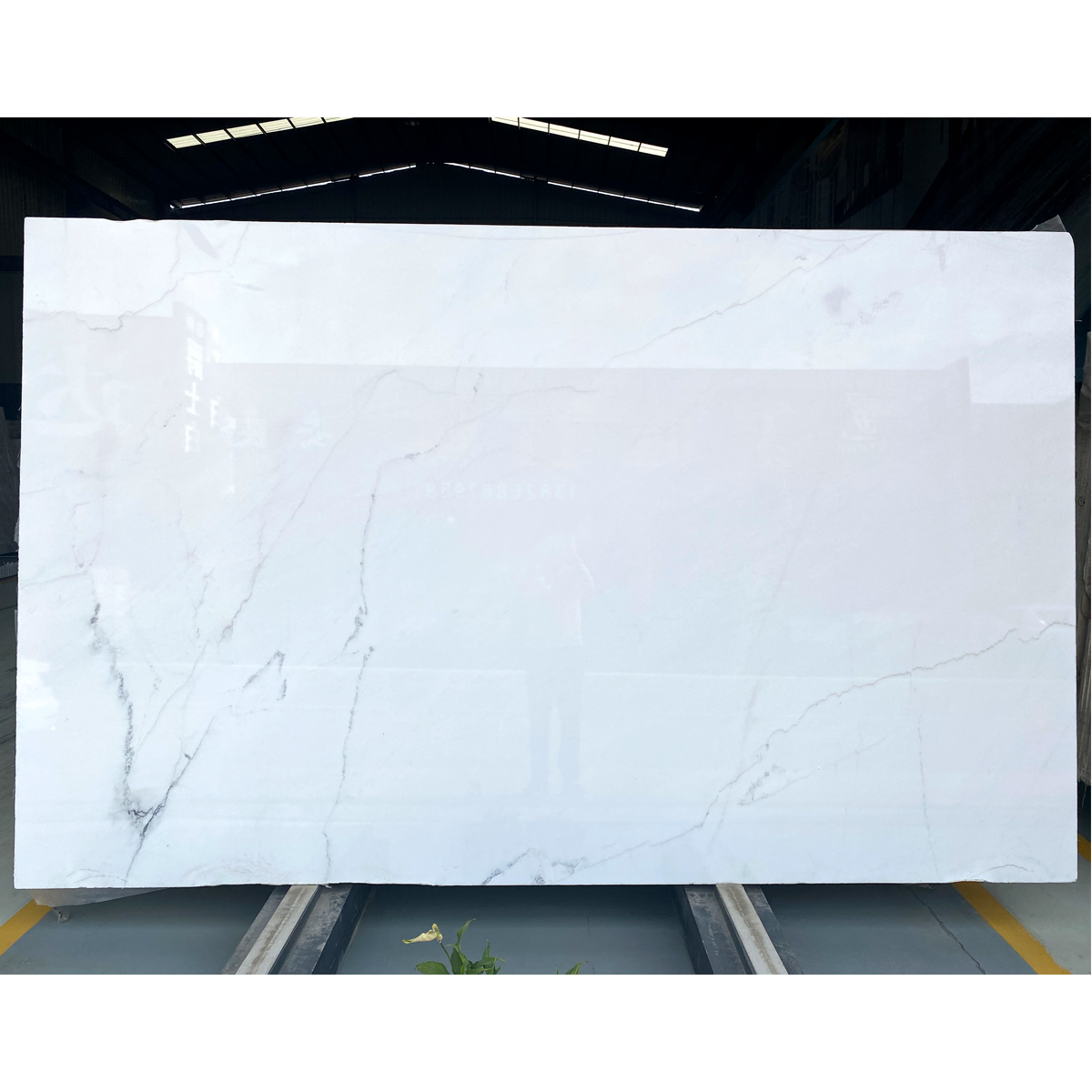 Luxury Lincoln White Marble Slab For Home Furniture Coffee Table Dining Table Floor Tiles Villa Staircase