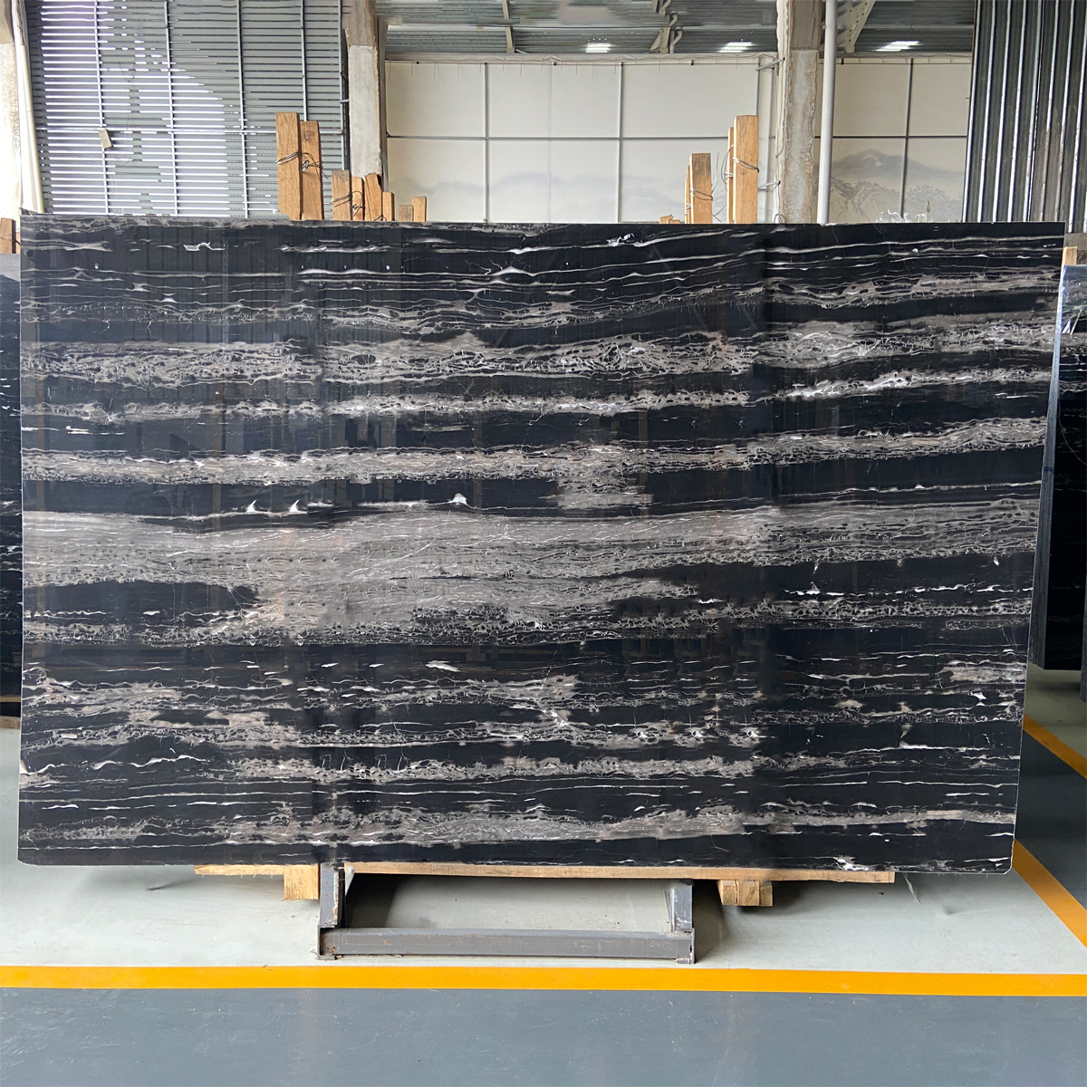 Natural Luxury Black Sliver Marble Slab For Livingroom Wall Panel Floor Tiles Home Furniture House Decoration Bathroom Vanity