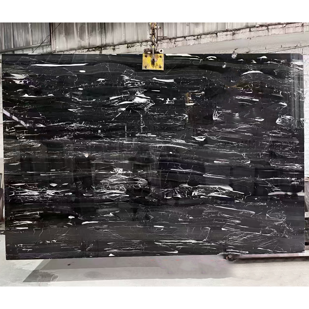 Natural Luxury Black Sliver Marble Slab For Livingroom Wall Panel Floor Tiles Home Furniture House Decoration Bathroom Vanity