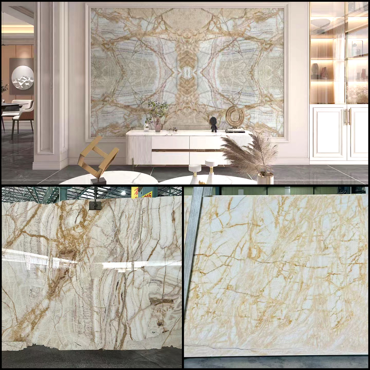 Luxury Rosin Yellow Onyx Slab Background Wall Panel Floor Tiles Staircase