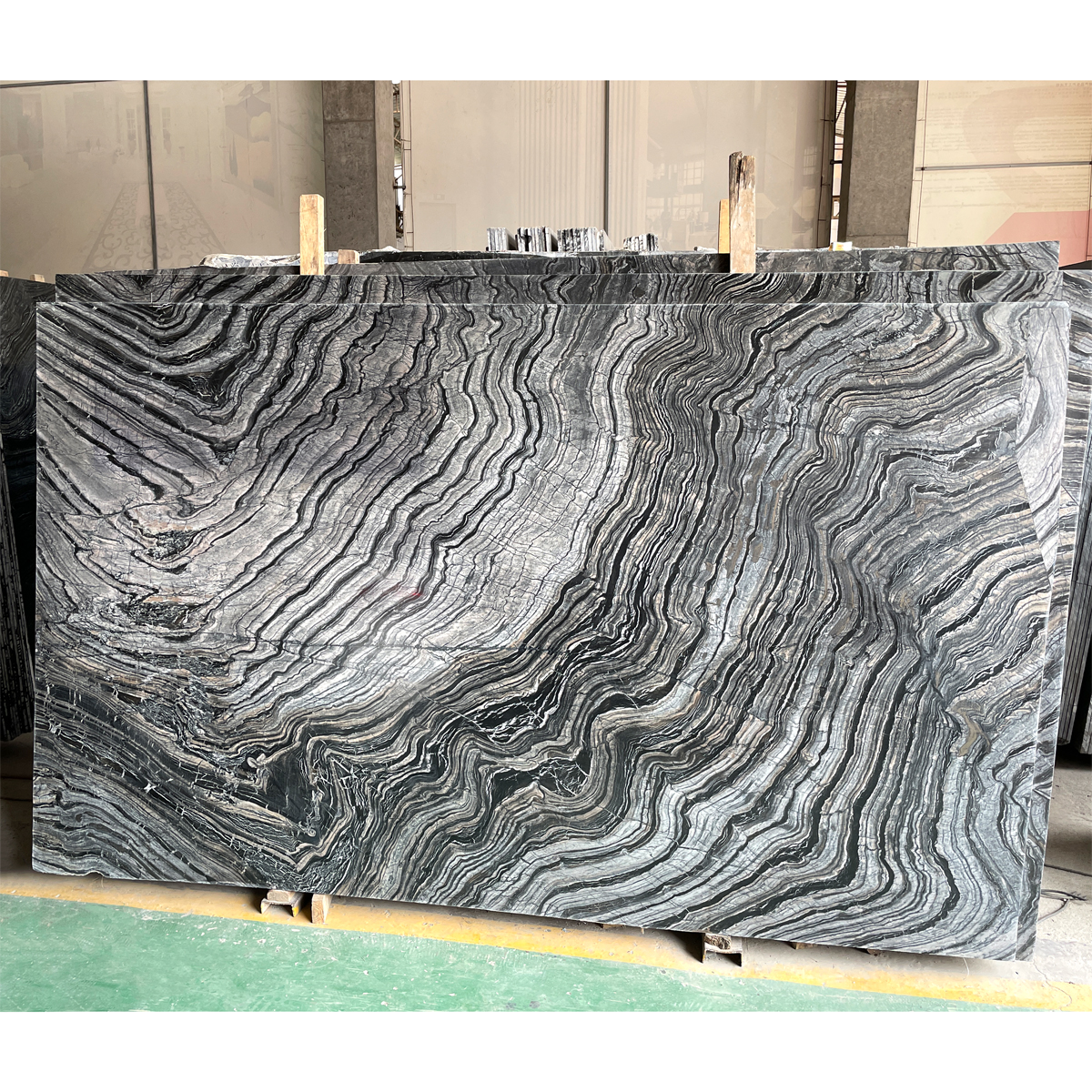 Luxury Black Woodgrain Marble For Luxury Furniture Coffee Table Dining Table Side Table Bathroom Vanity Kitchen Countertop