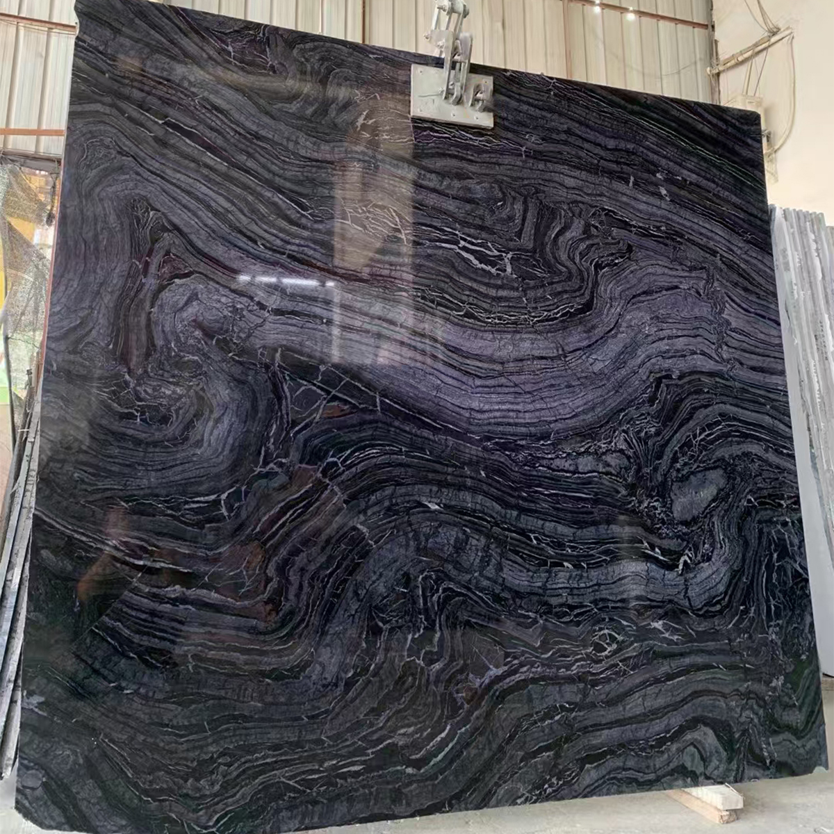 Luxury Black Woodgrain Marble For Luxury Furniture Coffee Table Dining Table Side Table Bathroom Vanity Kitchen Countertop