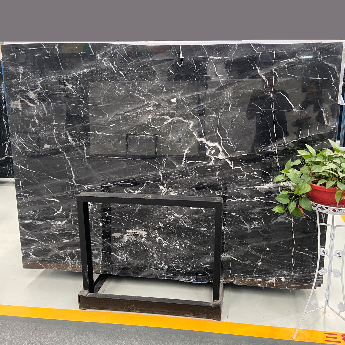 Natural Luxury Italy Black Net Marble For Livingroom Wall Background Decor Floor Tiles Kitchen Countertop