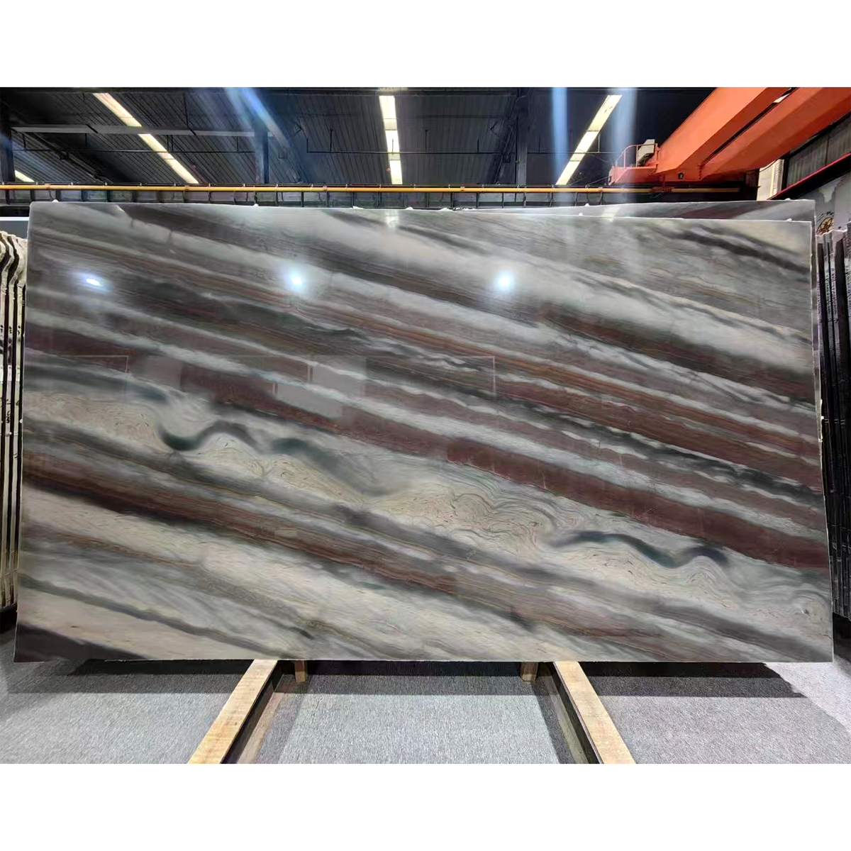 Tranquillity Brown Marble Slab For Floor Tiles Wall Background Panel Home Furniture Decor