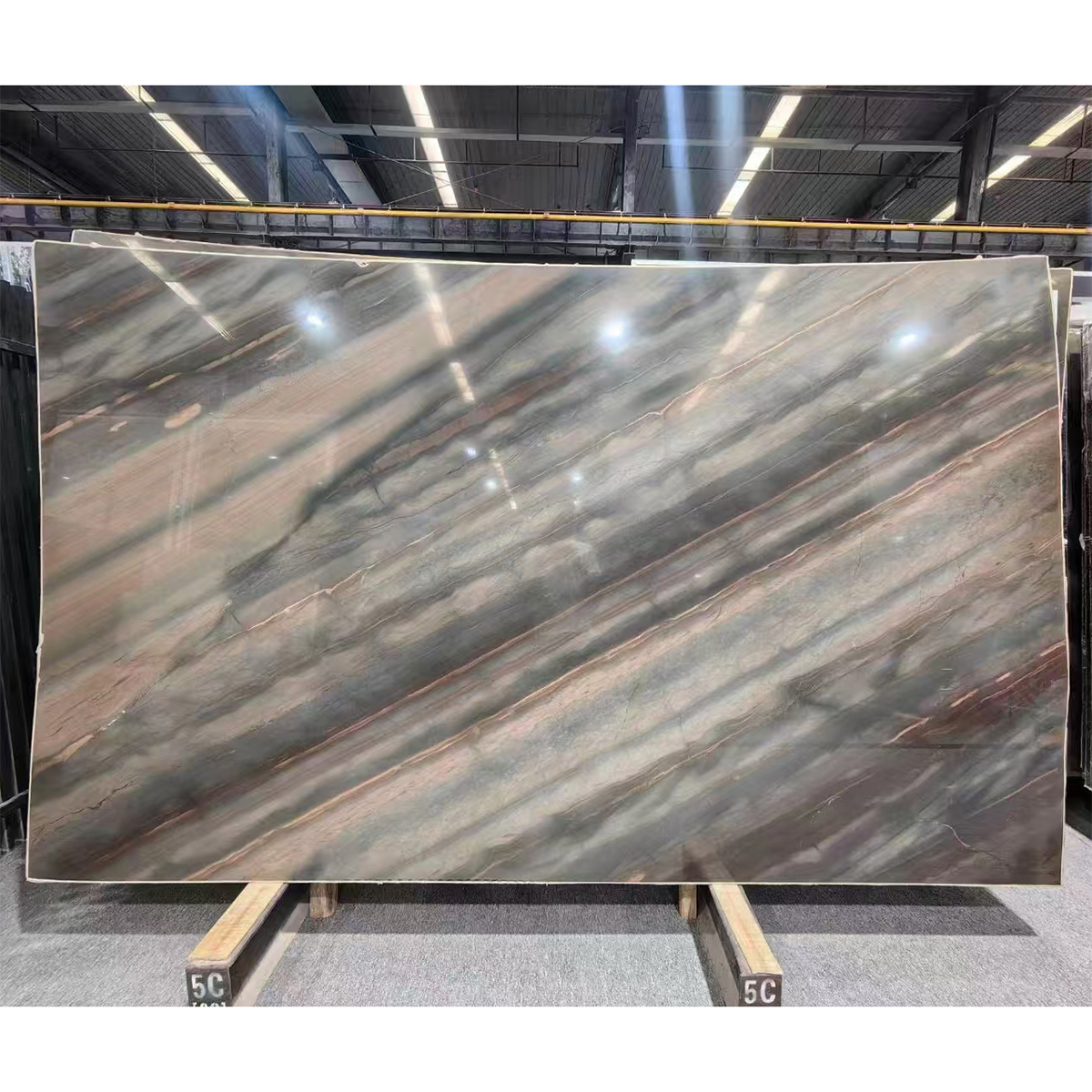 Tranquillity Brown Marble Slab For Floor Tiles Wall Background Panel Home Furniture Decor