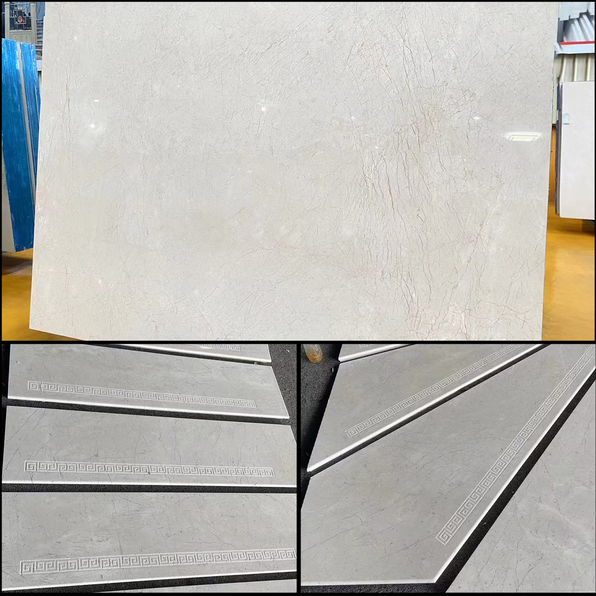 Wabi-sabi Style Center Beige Marble Slab For House Decoration Staircase Floor Tiles Wall Veneer