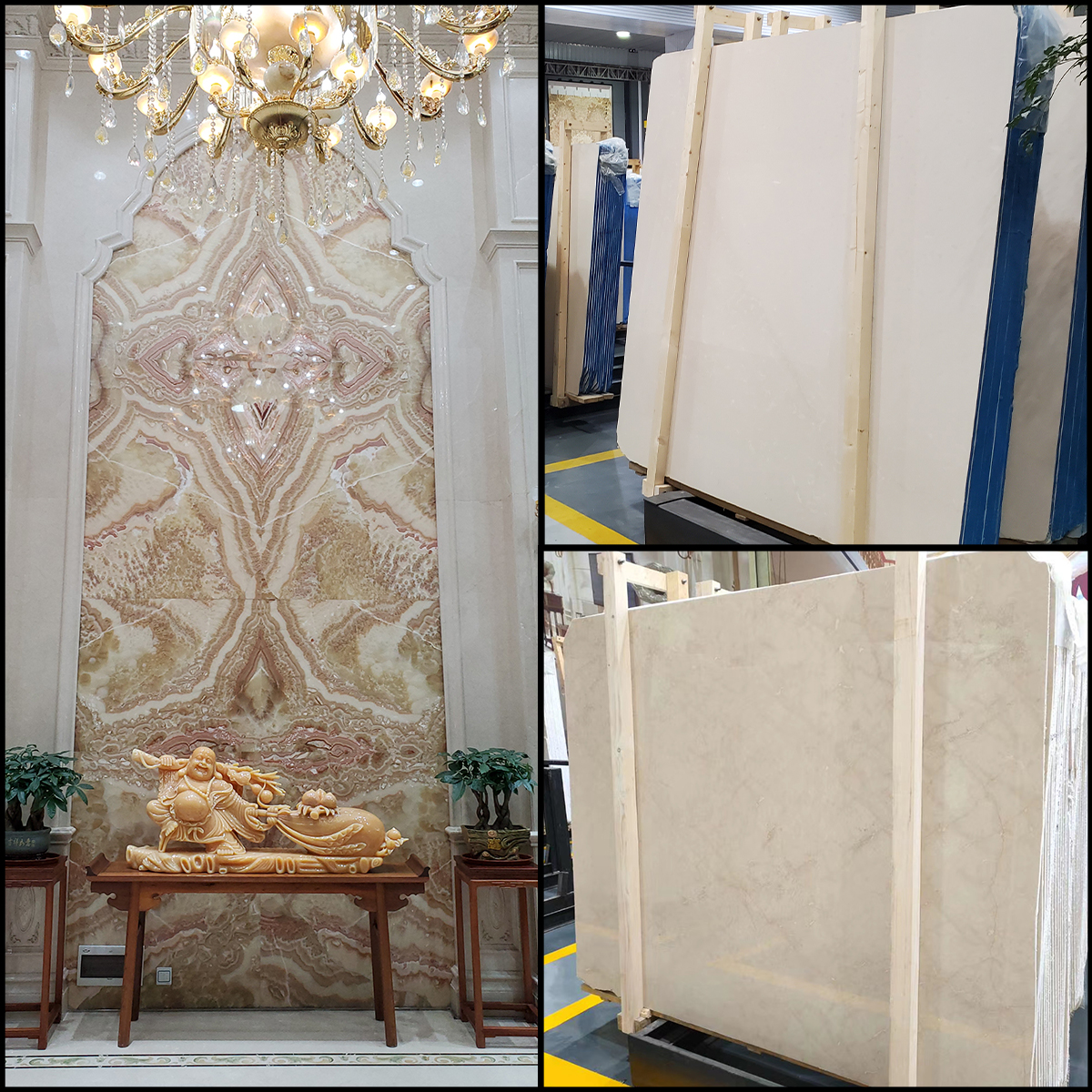 Luxury Shanna Beige Marble Slab For Kitchen Countertop Interior Exterior Wall Panel Floor Tiles Home Stone Projects