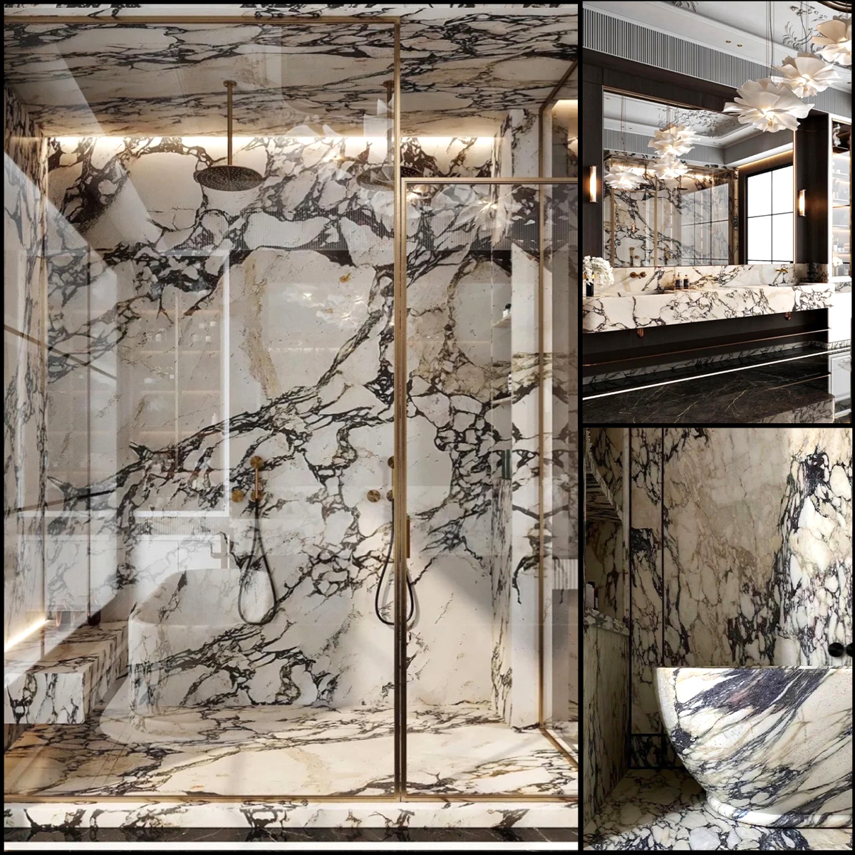 Luxury Calactta Viola Marble Flor Staircase Kitchen Island Countertop Wall Panel Home Furniture Bathroom Vanity Bathtub House Decoration