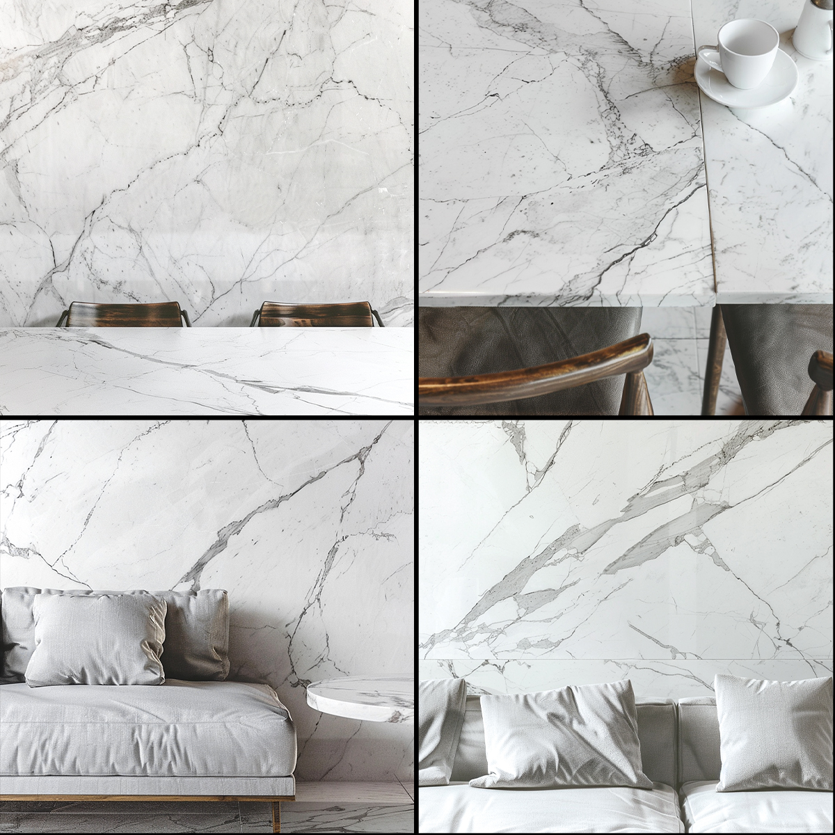 Luxury Calactta White Marble Slab For Interior Wall Panel Bathroom Vanity Floor Tiles Kitchen Island Countertop Home Furniture