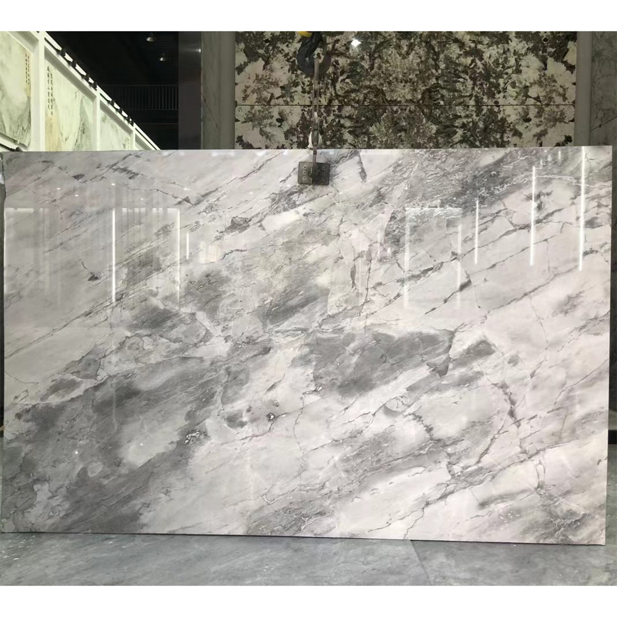 Luxury Brazil Oreo Calactta Grey Marble Slab For Kitchen Island Countertop Home Furniture Ceiling Tiles Floor Tiles