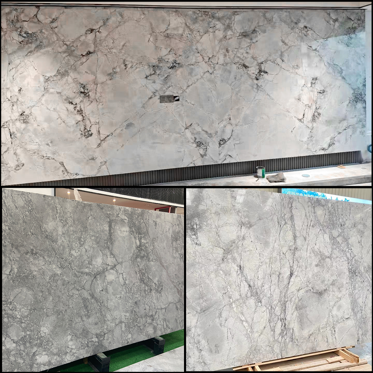 Luxury Brazil Oreo Calactta Grey Marble Slab For Kitchen Island Countertop Home Furniture Ceiling Tiles Floor Tiles