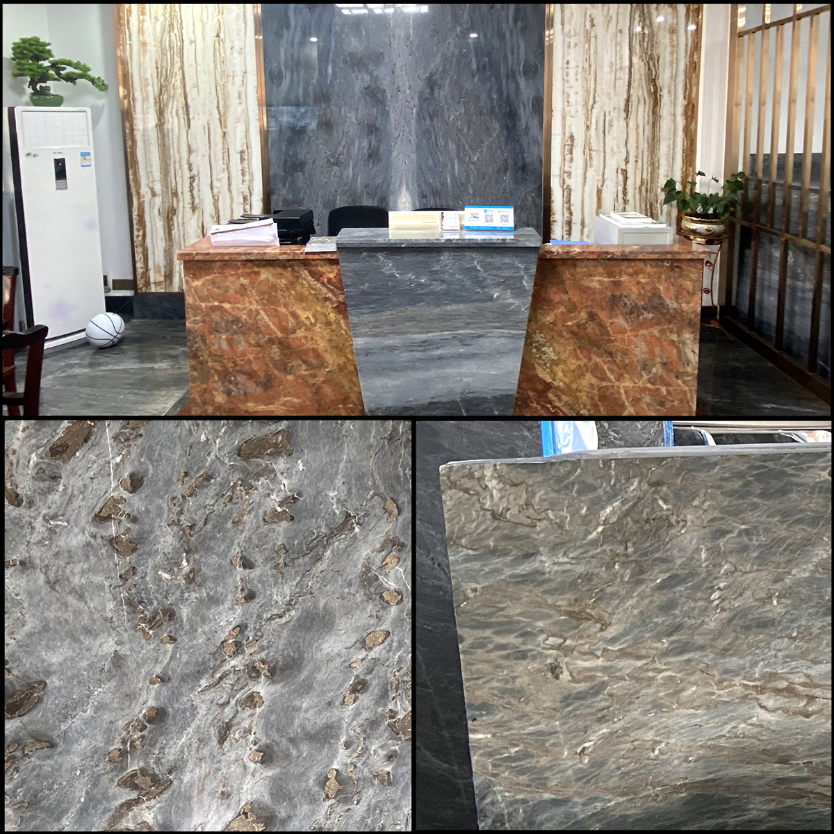 Lxuury Golden Grey Sand Marble Slab For Kitchen Island Countertop Staircase Floor Tiles Bathroom Vanity Wall Panel