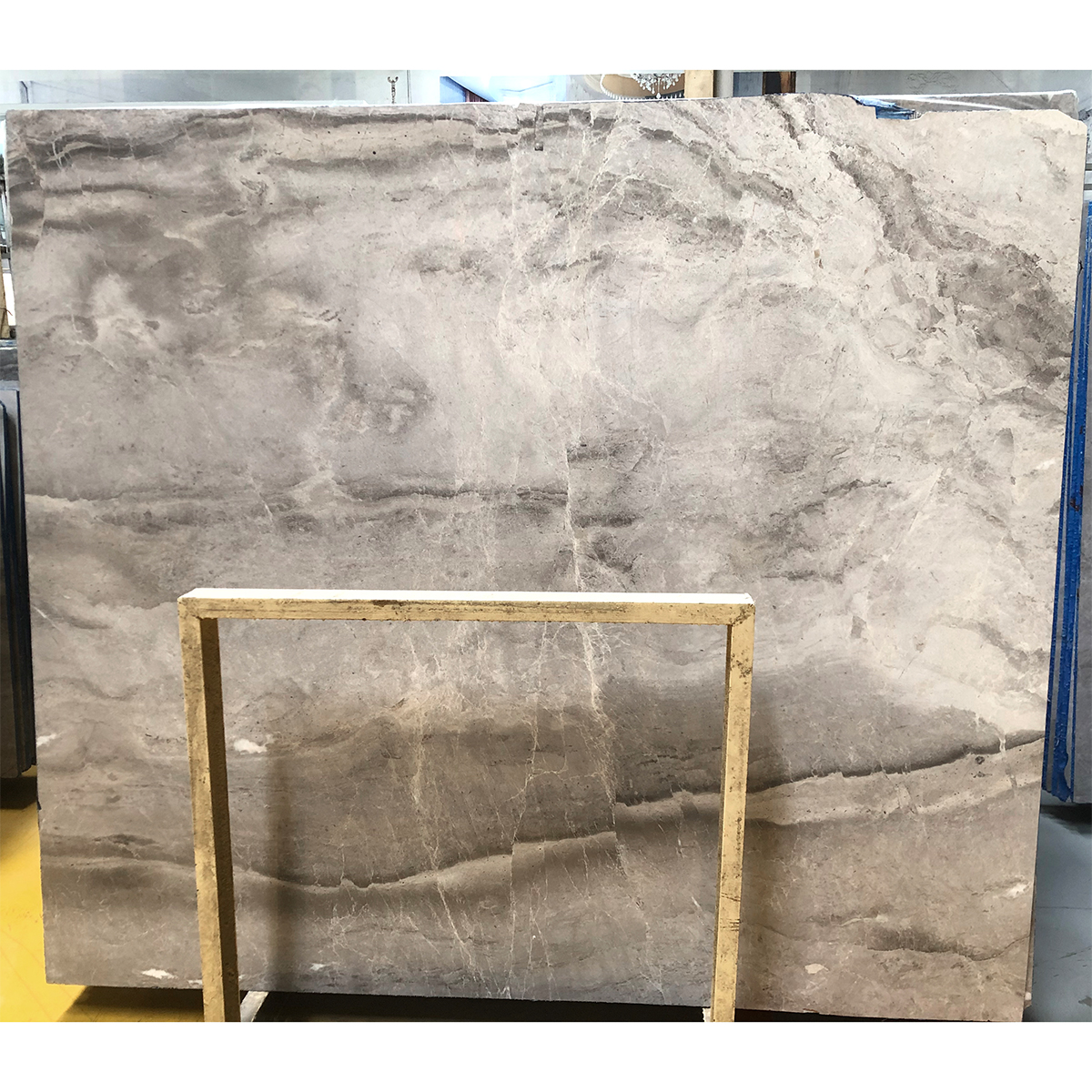 Hot Sale Cloud Mist Grey Marble Slab For House Decoration Livingroom Background Decor Staircase Kitchen Island Countertop