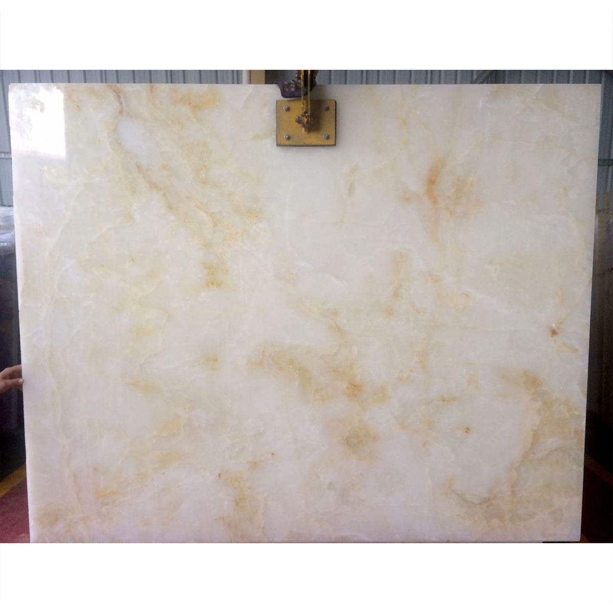 Natural Luxury White Onyx Slab For Villa Luxury Store Hotel Shopping Mall Decoration Projects