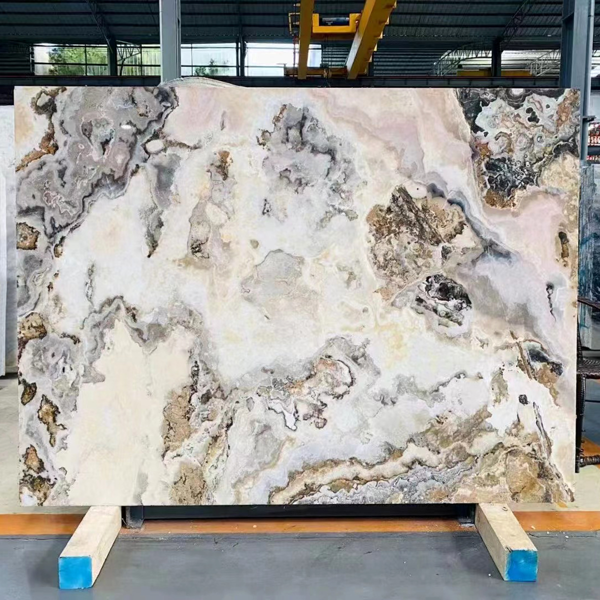  Luxury Pink Viola Onyx Slab For House Decoration Villa Staircase Onyx Handcrafts Kithcen Island Countertop