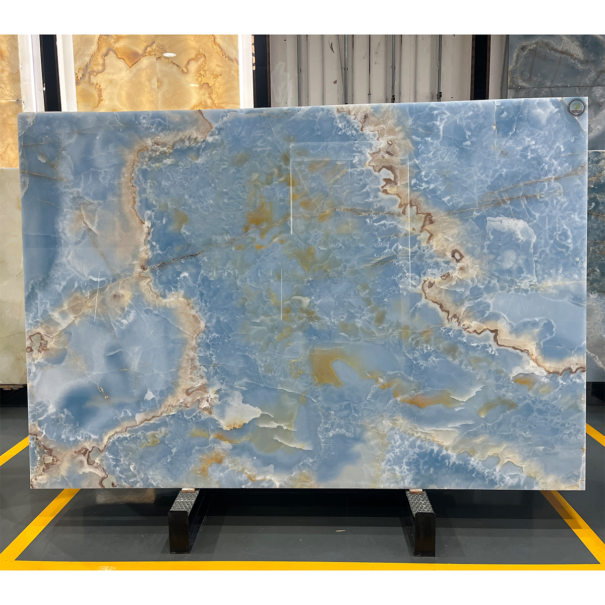 Luxury Royal Blue Onyx For House Decoration Kitchen Island Countertop Floor Tiles