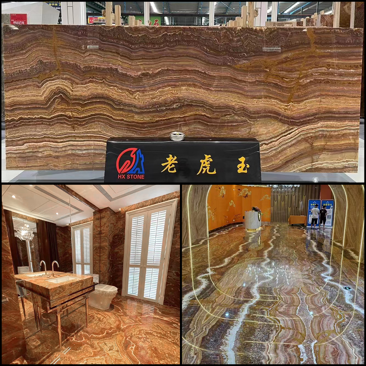 Luxury Tiger Onyx Wall Panel Onyx Kitchen Island Countertop Onyx Furniture