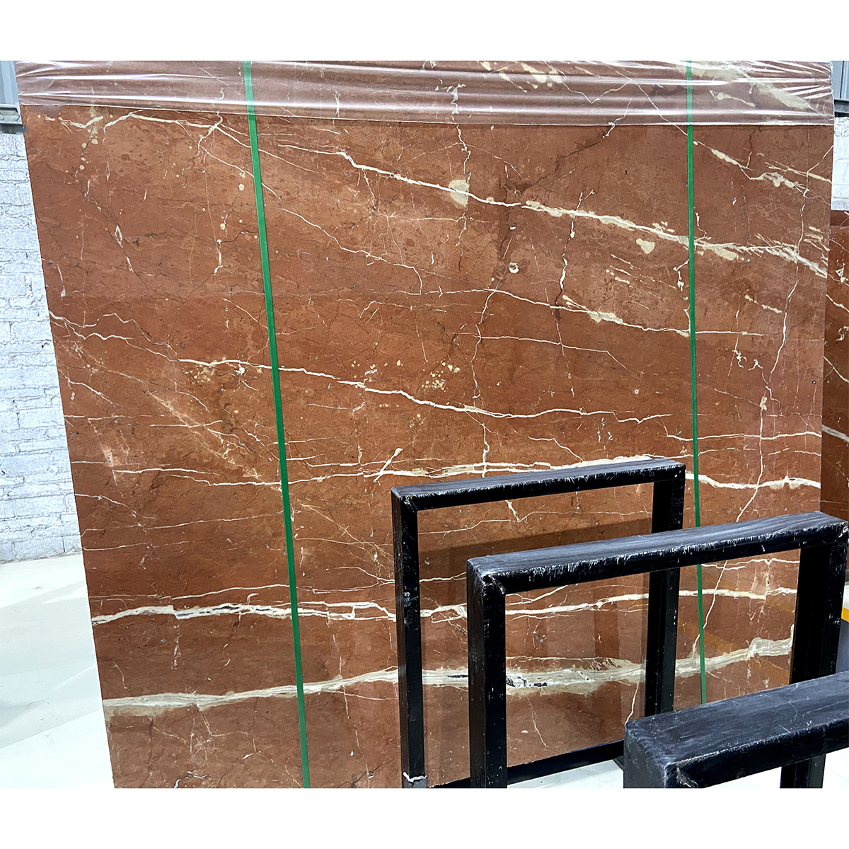 Elegant Customize Size Orange Red Marble Slab For Exterior Interior Wall Panel Home Decor Luxury Furniture Floor Tiles