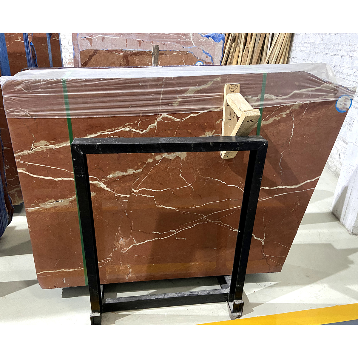 Elegant Customize Size Orange Red Marble Slab For Exterior Interior Wall Panel Home Decor Luxury Furniture Floor Tiles