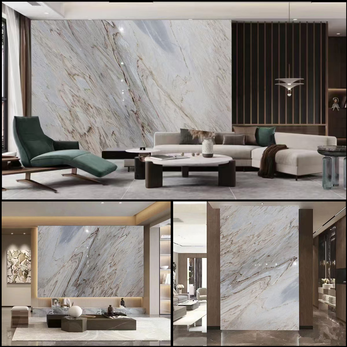 Luxury Picasso White  Marble With Gold Veins For Floor Tiles Kitchen Countertop Luxury Furniture Wall Decor