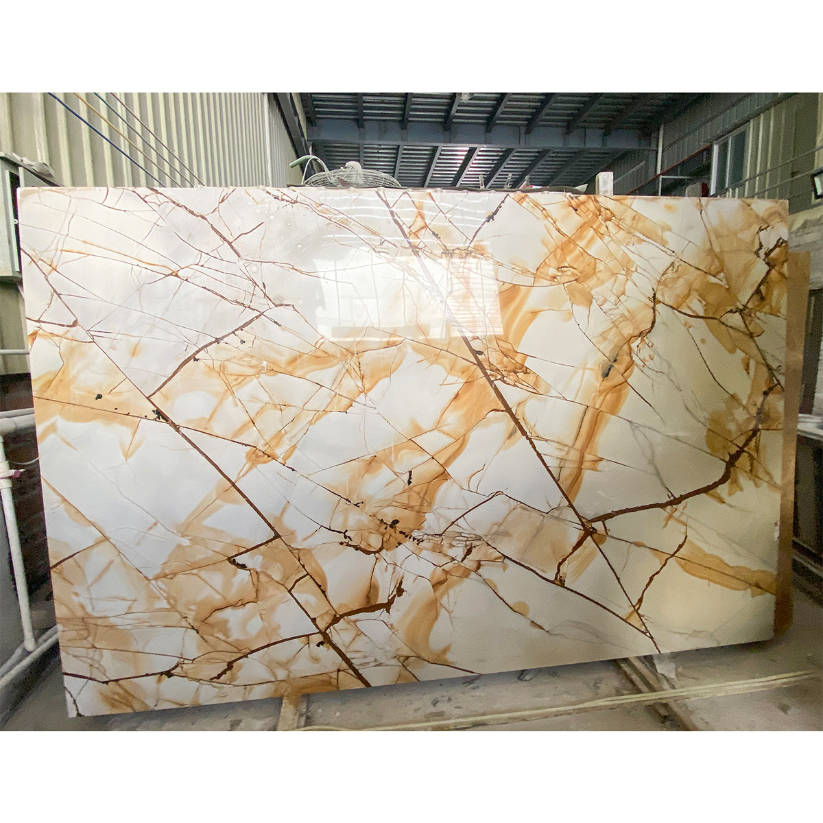 Luxury Golden Maple Leaf Gold Marble Slab For Villa Decoartion Case Hotel Lobby Decor Luxury Furniture