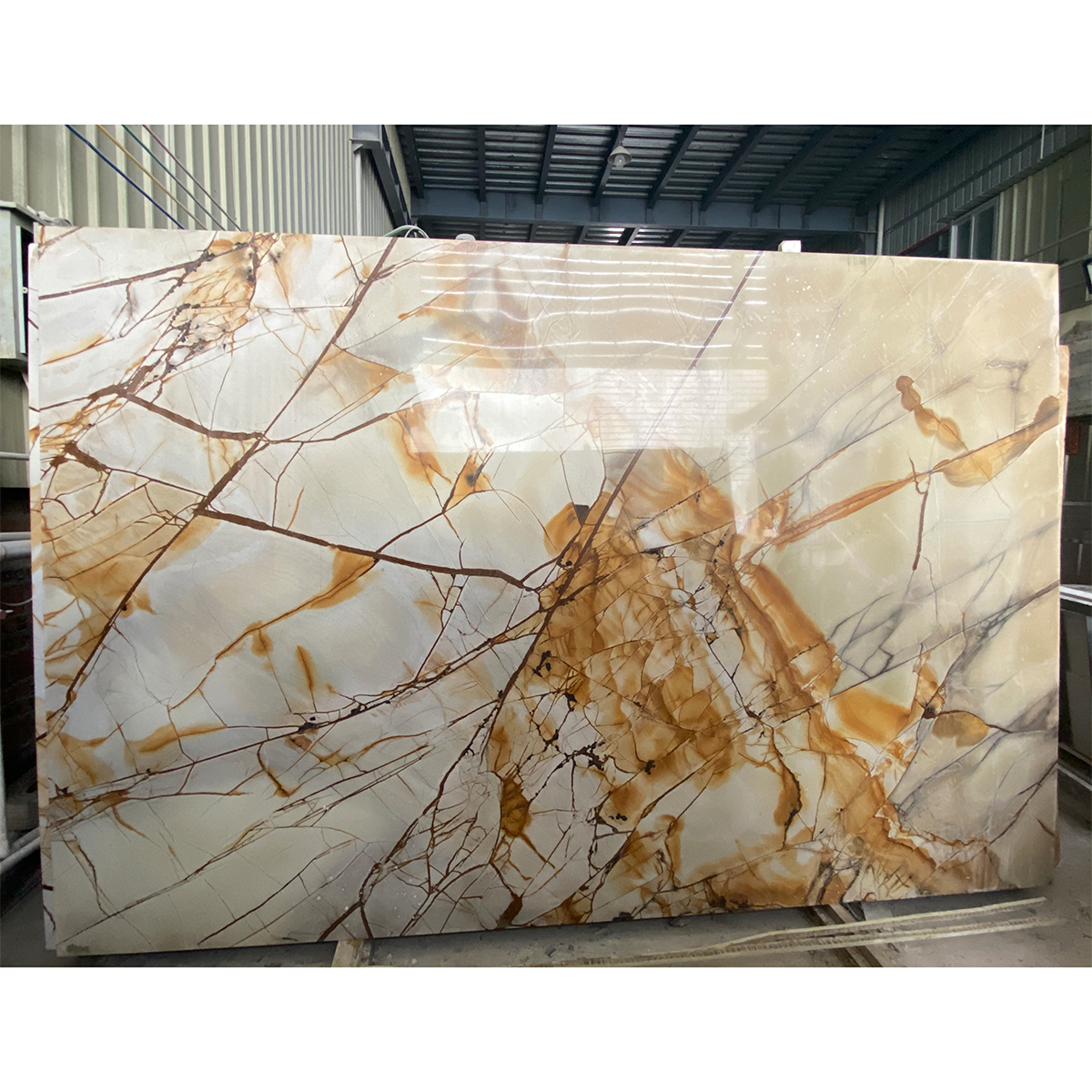 Luxury Golden Maple Leaf Gold Marble Slab For Villa Decoartion Case Hotel Lobby Decor Luxury Furniture