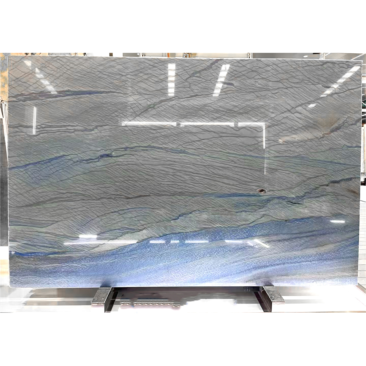 Natural Royal Sky Blue Marble Slab For Bathroom Livingroom Floor Tiles Kitchen Countertop Furniture Staircase