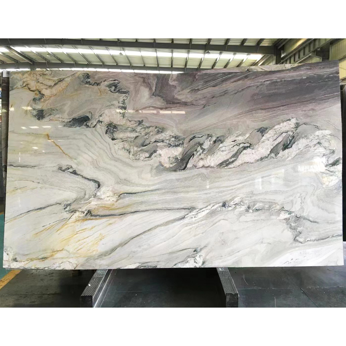 Natural Luxury Ocean Wave Marble Slab For Bathroom Floor Tiles Kitchen Countertop Wall Panel