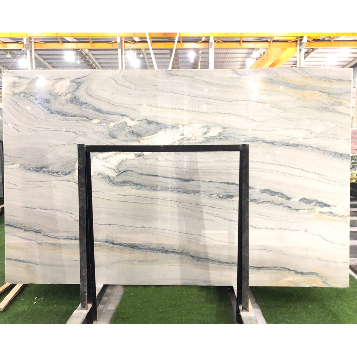 Natural Luxury Ocean Wave Marble Slab For Bathroom Floor Tiles Kitchen Countertop Wall Panel