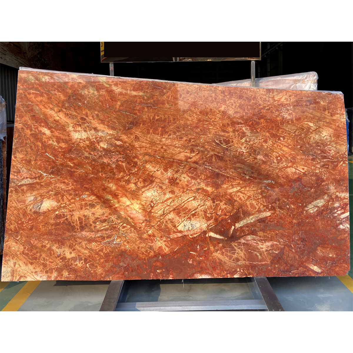 Luxury Customize Red Ruby Star Marble For Floor Tiles Wall Decor Kitchen Countertop