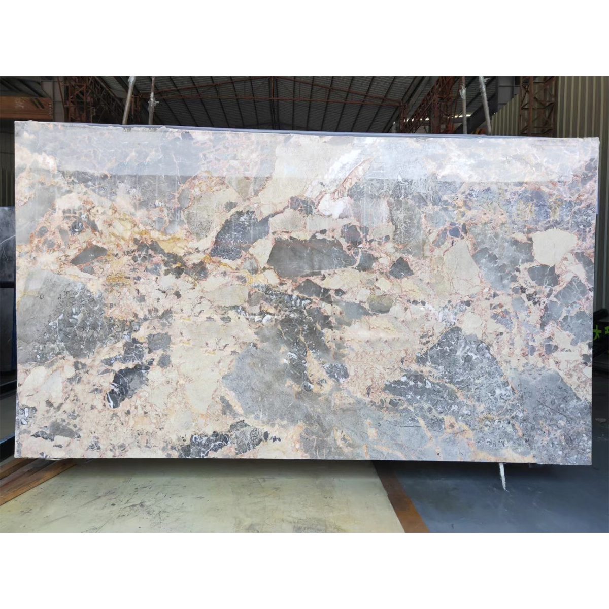 Top Grade Rose Gold Marble With Colorful Veins For Home Decoration Hotel Lobby Wall Panel Marble Furniture