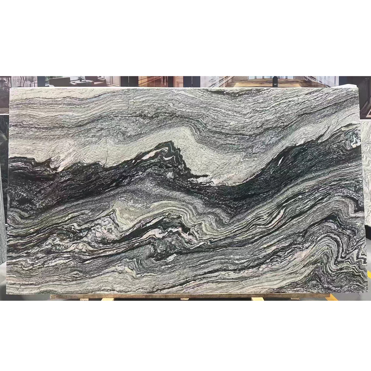 Luxury Rainbow Marble Slab For Kitchen Countertop Home Decor Floor Tiles Staircase Hotel Lobby Decor