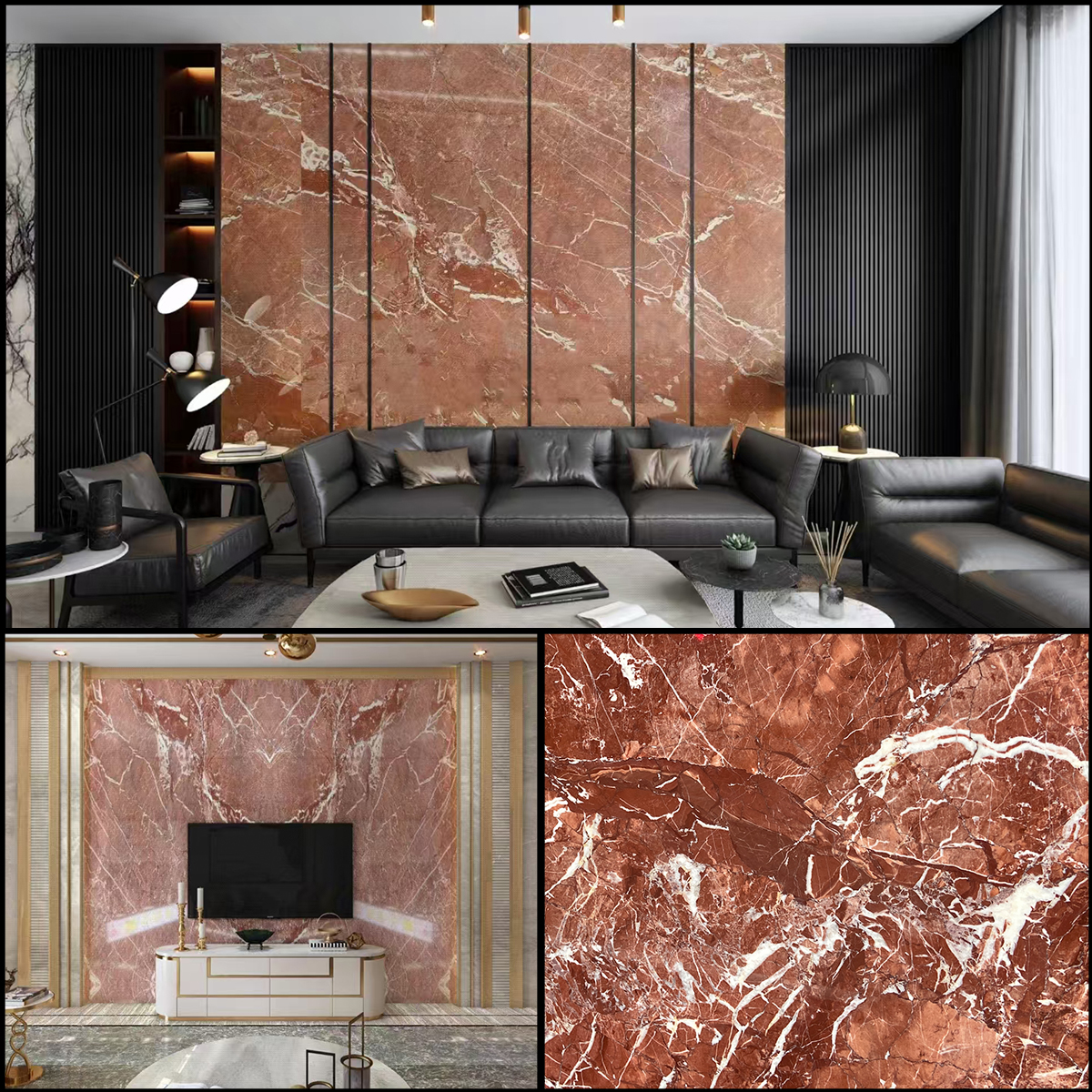 Luxury Athens Red Marble For Kitchen Countertop Furniture Wall Panel Staircase