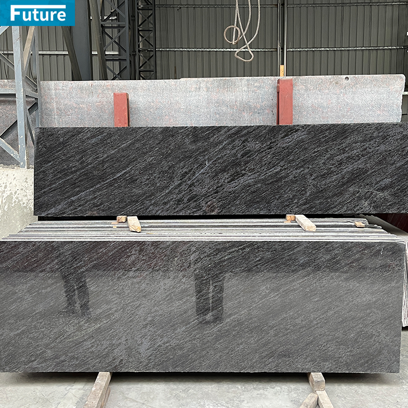 Wholesales Natural Panama Blue Granite Slab For Kitchen Countertop Livingroom Floor Tiles Wall Panel Home Furniture Stone Engineering