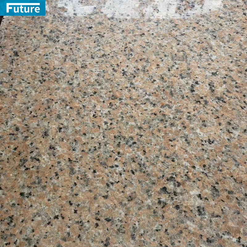 Polish Glazed OEM Rosy Pink Granite Slab For Kitchen Countertop Livingroom Floor Tiles Interior Wall Panel Wash Basin Sink