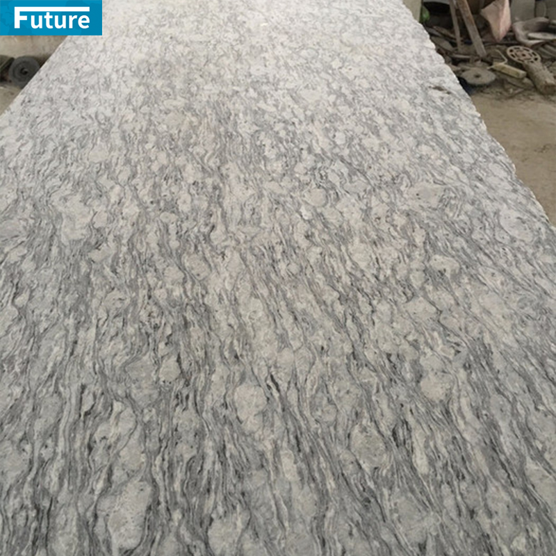 Natural Stone Blue Grey Granite Slab For Kitchen Island Countertop Wash Basin Sink Floor Tile Wall Panel Stairase Outdoor Stone Engineering