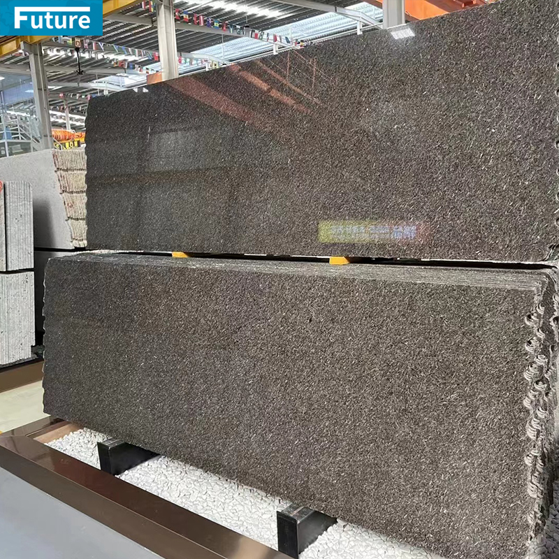 Royal Brown Granite For Villa Hotel Lobby Decoration House Stone Engineering Projects Wash Basin Granite Kitchen Countertop