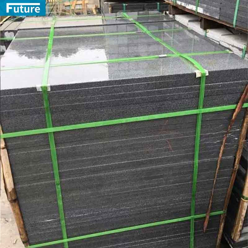 Wholesales Durable Balck Granite Slab For Wall Veneer Ceiling Tiles Floor Tiles Kitchen Countertop Stone Projects