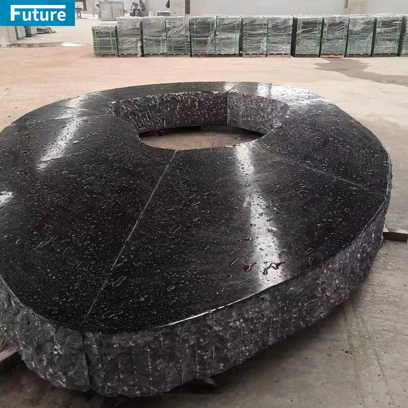 Durable Pure Black Granite Slab For House Decoration Hotel Lobby Decor Swimming Pool Tiles Wall Panel Kitchen Countertop Staircase